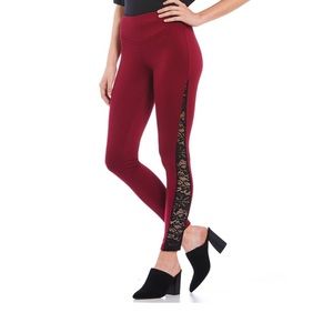 Lace Ponte Leggings